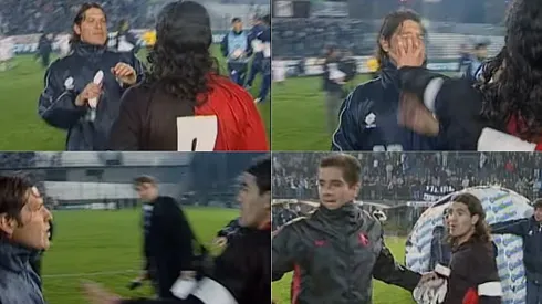 Ariel Ortega y Pablo Galdames protagonizan un inolvidable altercado que fue registrado para las cámaras de Fútbol de Primera en Netflix