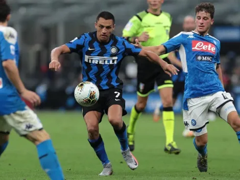 Inter y Alexis derrotan al Napoli en discreto partido