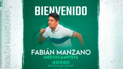 Fabián Manzano parte a Uruguay