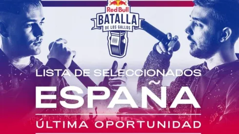Lista final de los competidores de Batalla de los Gallos en España