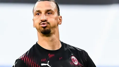 Zlatan Ibrahimovic en el Sampdoria-Milan.