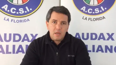 Lorenzo Antillo, presidente de Audax Italiano.