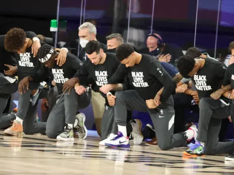 El homenaje en la NBA al movimiento Black Lives Matter