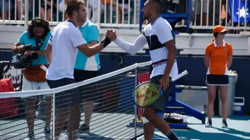 Coric y Kyrgios tuvieron un duro cruce