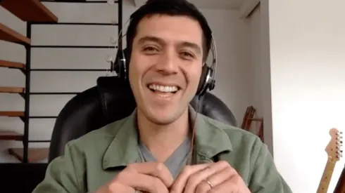 Gepe en plena conversación con RedGol.