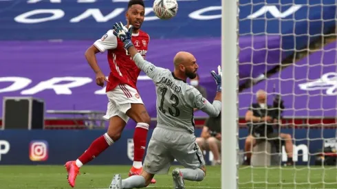 Aubameyang marcó un golazo para Arsenal