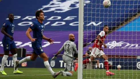 Aubameyang fue la figura en la final de la FA Cup