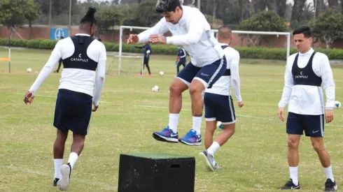 Primer entrenamiento de Pato Rubio