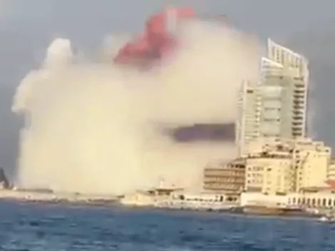Video: impactante explosión en el puerto de Beirut deja cientos de heridos