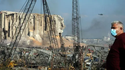 El puerto de Beirut, en el Líbano, quedó en ruinas tras las explosiones de este martes