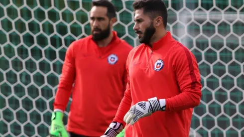 Johnny Herrera y Claudio Bravo en la Roja.