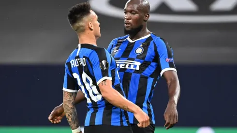Lautaro Martínez y Romelu Lukaku.
