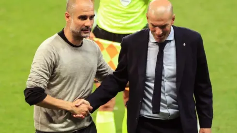 Un lindo momento se vivió entre Pep y Zidane