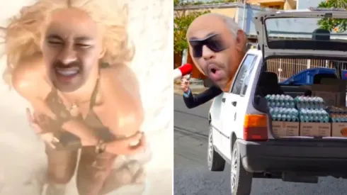 Neymar bailó al ritmo de Shakira y vendió huevos como todo un comerciante