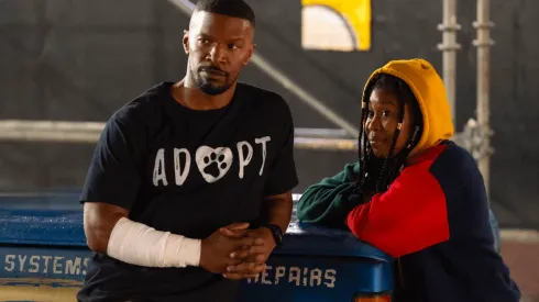 Jamie Foxx y Dominique Fishback en una escena de "Proyecto Power", de Netflix.