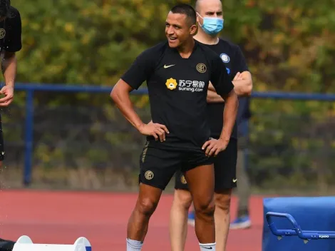 Alexis aparece en la práctica del Inter, pero se mantiene la duda