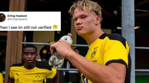 Apenas 20 horas después del reclamo, la cuenta de Erling Haaland recibió la verificación, causando la celebración de los seguidores del jugador.