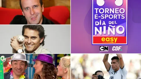 Stefan Kramer, Sebastián Lindorfo Jiménez, Gonzalo Fierro y Rodrigo González jugarán con sus hijos en el Torneo eSports Día del Niño del CDF y Cartoon Network.