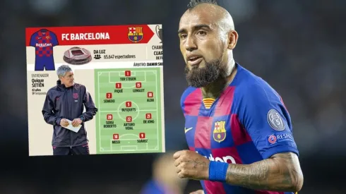 Arturo Vidal, titularísimo contra Bayern Múnich.