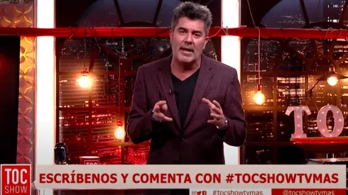 Juan Carlos "Pollo" Valdivia en su programa "Toc Show", de TV+.