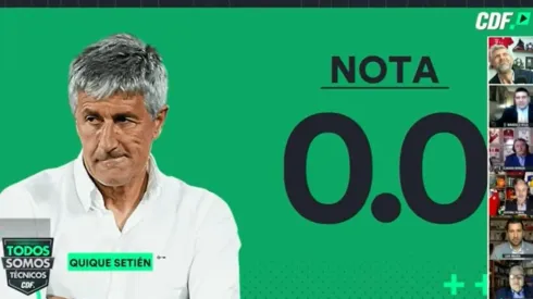 La nota de Marcelo Vega a Quique Setién