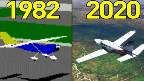 Un salto gráfico impresionante con el correr de los años.