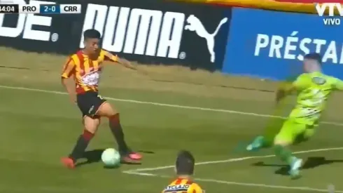 El chileno de 21 años fichó en febrero por el club uruguayo, pudiendo realizar hoy su estreno goleador tras el parón por la pandemia.