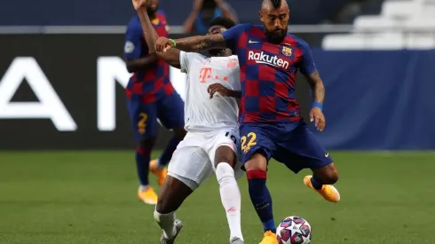 Vidal en la pesadilla contra Bayern Múnich.