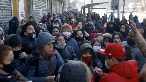 Centenares de personas se reunieron en el Mall Chino.