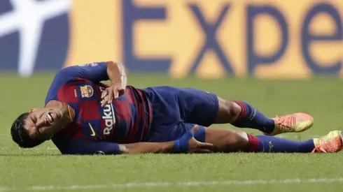 Suárez ante el Bayern.