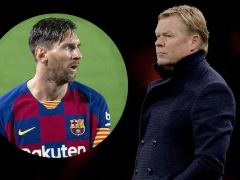 Presidente del Barça: "Koeman cuenta con Messi"