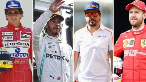 El vigente campeón mundial de F1, Lewis Hamilton, aparece tercero en el ranking de velocidad detrás de leyendas como Senna y Schumacher