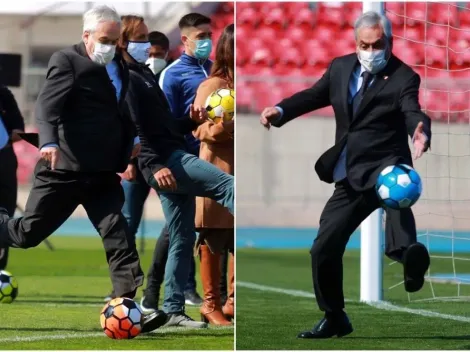 Piñera se pone al arco y no atajó ninguno de los remates