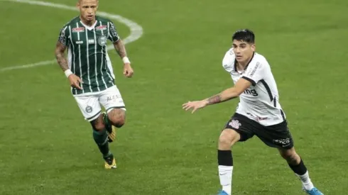 Ángelo Araos en el triunfo ante Coritiba