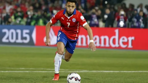 Alexis Sánchez y su penal frente a Argentina el 2015.