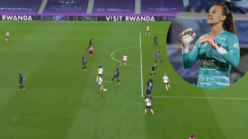 Gol al filo en la Champions Femenina.