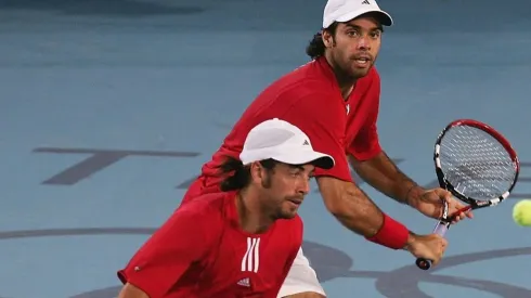 Massý y González en la final de Atenas.