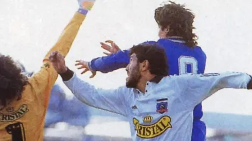 Bam Bam Zamorano contra Colo Colo.
