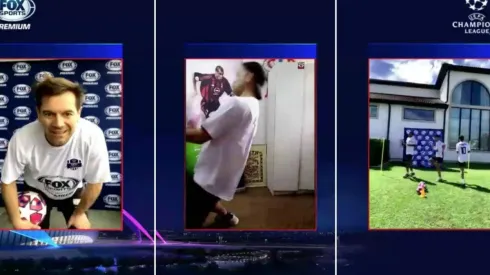 José Luis Villanueva lideró junto a Rivaldo el entrenamiento de esta mañana en el premio Hincha Titular de Fox Sports.