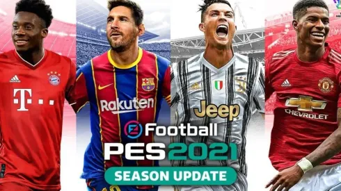 Messi y Ronaldo en la portada de eFootball PES 2021