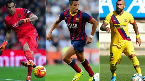 Claudio Bravo, Alexis Sánchez y Arturo Vidal dejaron su huella en Barcelona
