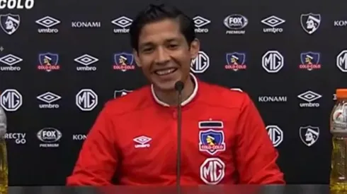 Matías Fernández en conferencia de prensa