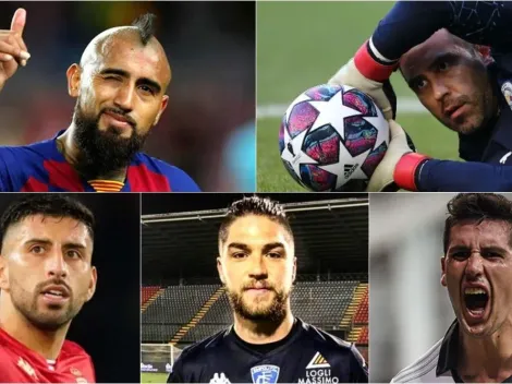 Los cinco futbolistas chilenos que definen su futuro en Europa