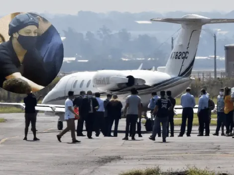 Ronaldinho ya no sufre: Avión privado lo llevó hasta Brasil