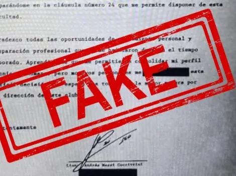 Fake: Aseguran que burofax filtrado no es el original de Messi