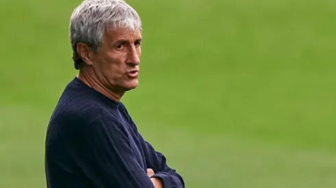Quique Setién, ex entrenador del Barcelona