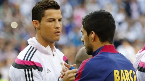 Cristiano Ronaldo y Luis Suárez en un clásico español
