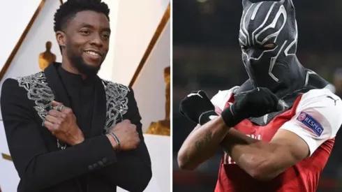 El jugador del Arsenal dio la vuelta al mundo tras festejar como Pantera Negra sus goles ante Rennes en Europa League.
