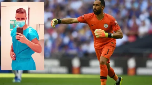Claudio Bravo sometiéndose a exámenes