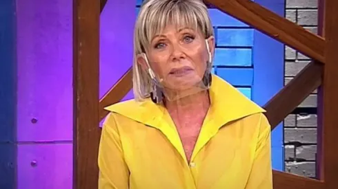 Raquel Argandoña en el set de "Bienvenidos".